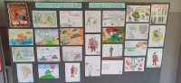 Выставка творческих работ учащихся 1-4 классов "Вдохновлённые мужеством"